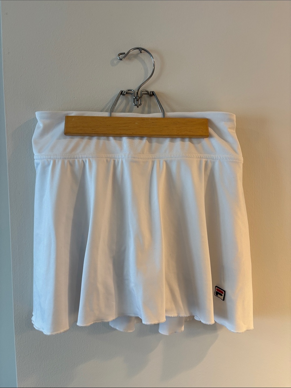 Fila White Mini Tennis Skort with Small Logo